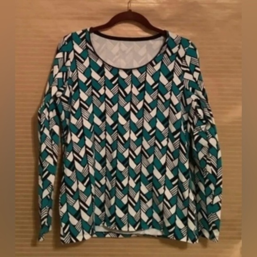 KIM ROGERS~GEO DESIGN~ BLOUSE~M
